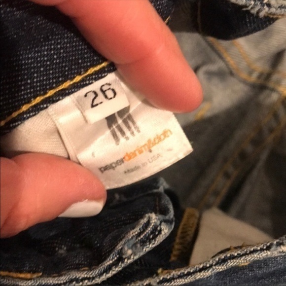 Paper Denim Cloth straight leg jeans - Picture 3 of 5